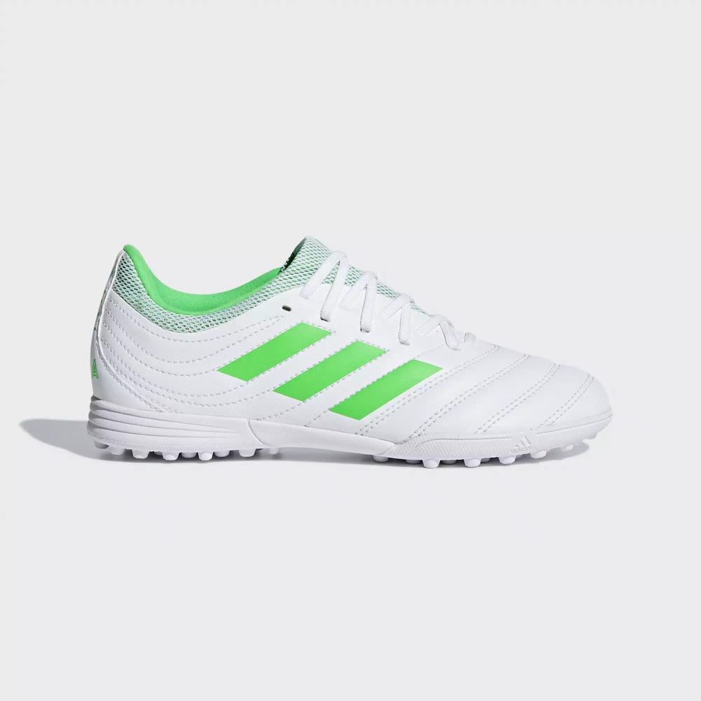 Adidas Copa 19.3 Turf Tenis De Futbol Blancos Para Niño (MX-44004)